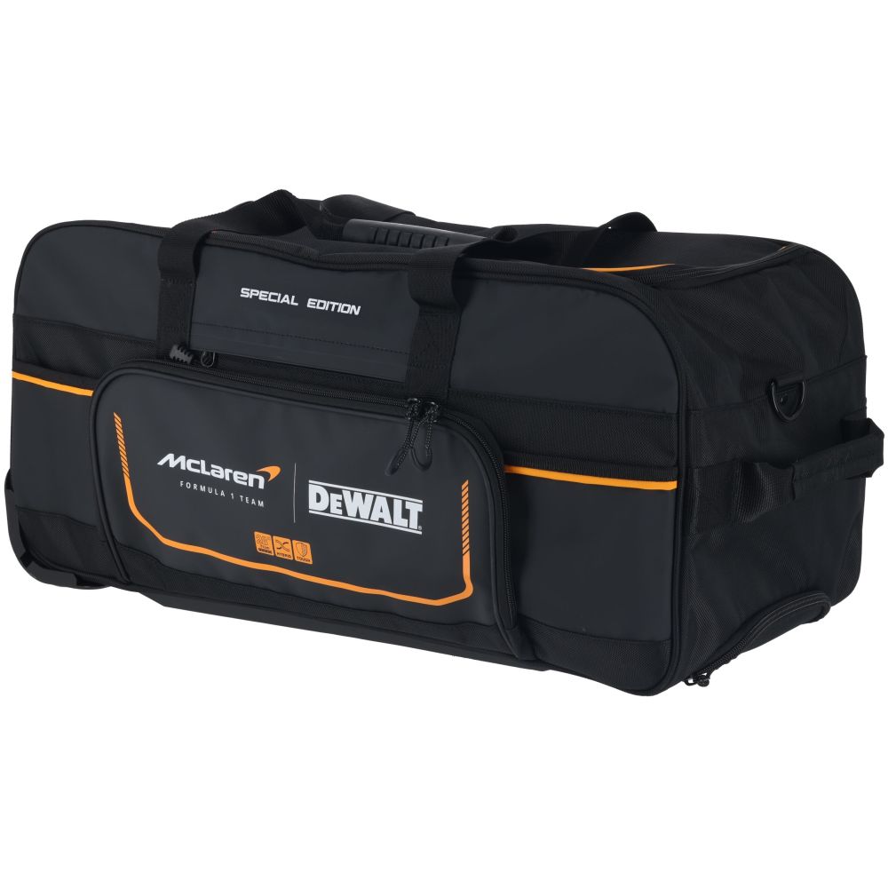 Сумка DEWALT McLaren Limited Edition DWST83522-9, с наплечным ремнем, на колесах, 60 л