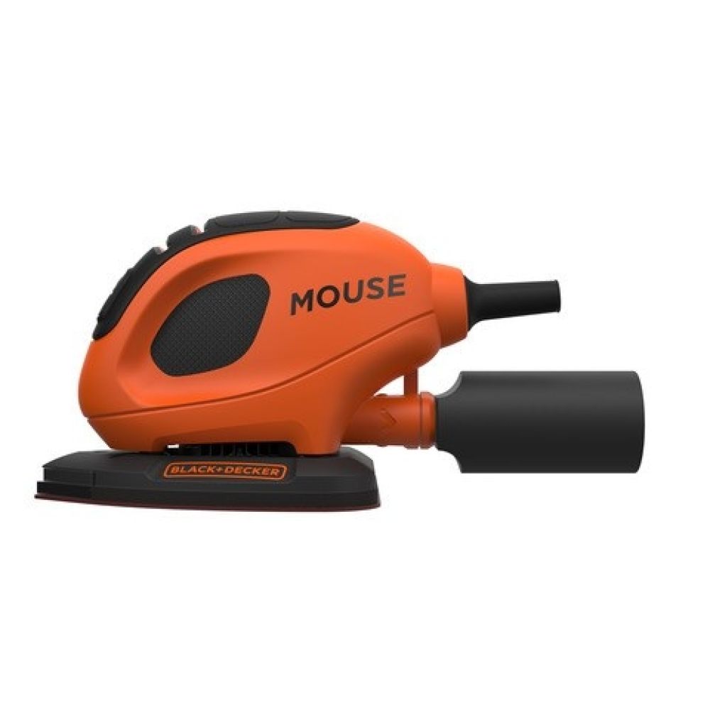 Дельтовидная шлифовальная машина Mouse BLACK+DECKER BEW230, 55 Вт, набор из 6 шкурок