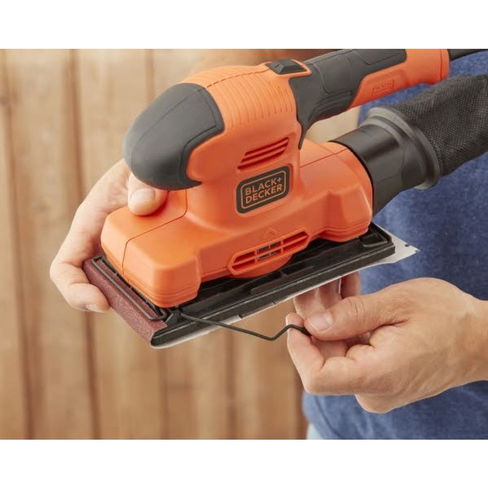 Плоскошлифовальная машина BLACK+DECKER BEW220, 150 Вт, 91х189 мм