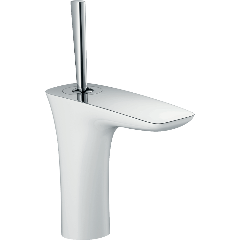 Смеситель для раковины hansgrohe PuraVida 110 15070400, белый/хром