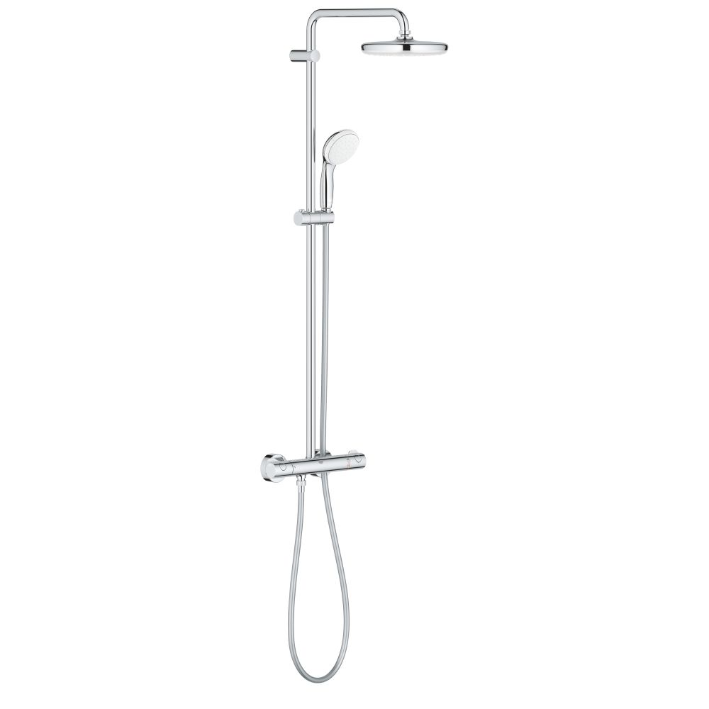 Душевая система GROHE Bau System 210 с термостатом для душа, хром (26699000)