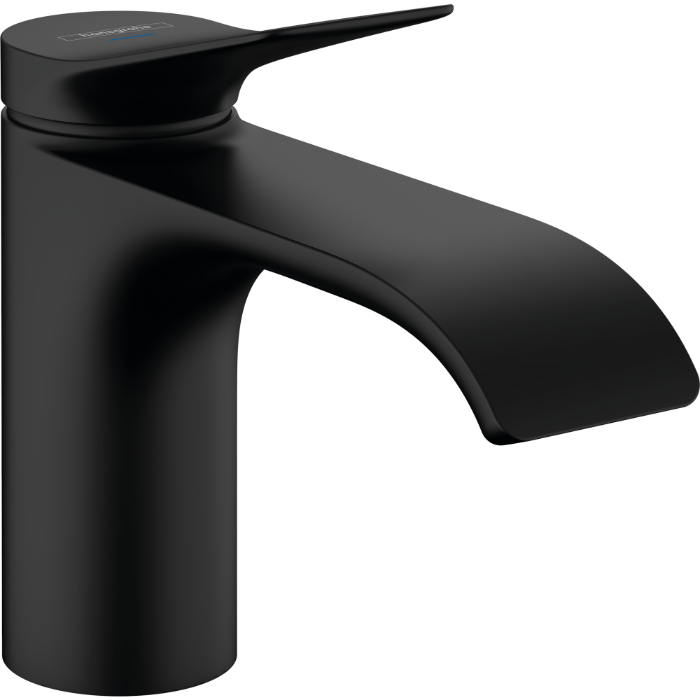 Кран для холодной воды hansgrohe Vivenis 80, без сливного гарнитура 75013670, матовый черный