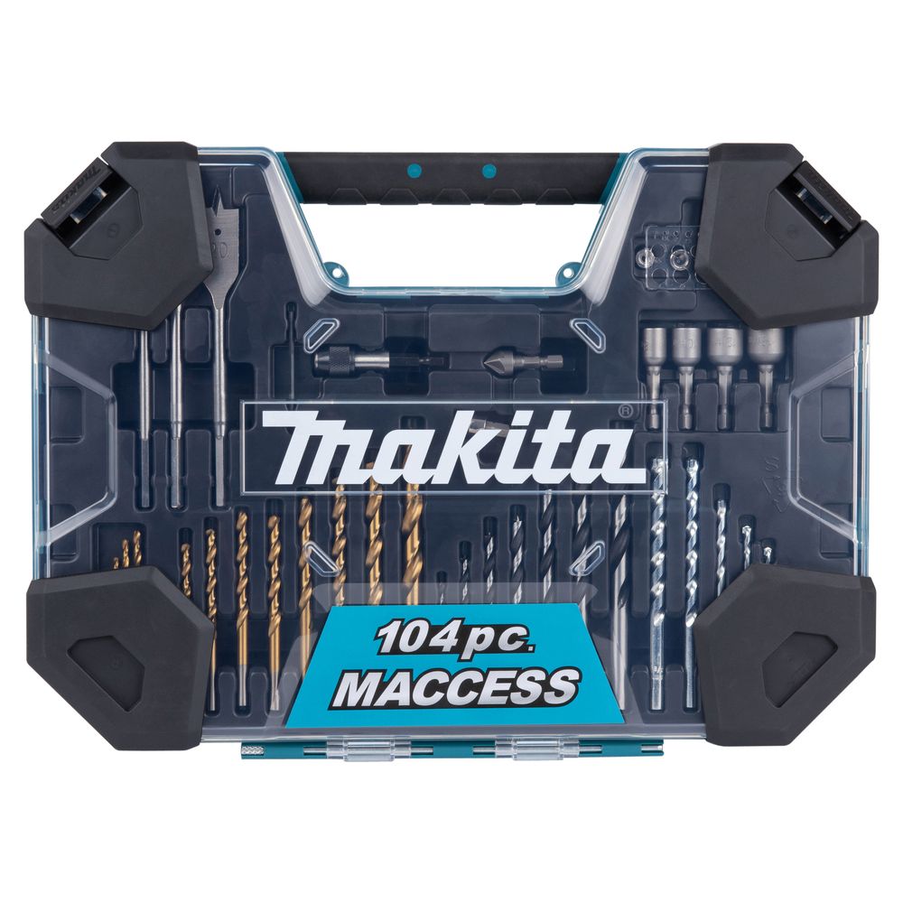 Комплект из 3 наборов ручного инструмента и оснастки Makita MACCESS E-22604, 3х104 шт., в кейсe, (E-22604-3)
