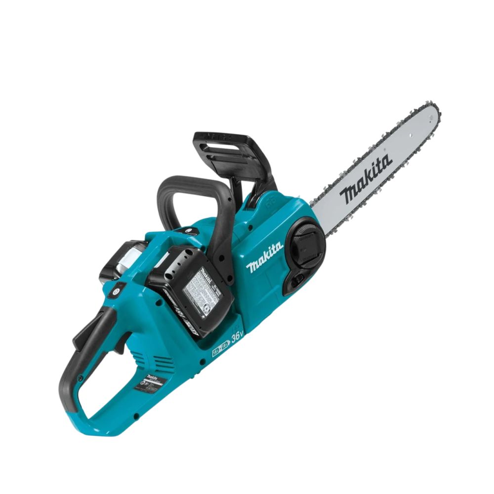 Аккумуляторная цепная пила Makita DUC353CT2, 2x18 В, 35 см, 20 м/с, с 2 АКБ 5 Ач и ЗУ