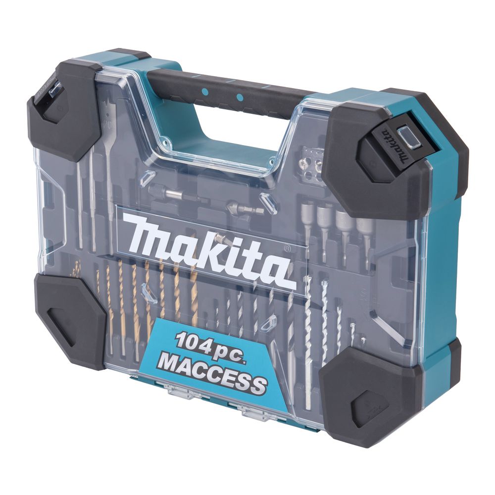 Комплект из 3 наборов ручного инструмента и оснастки Makita MACCESS E-22604, 3х104 шт., в кейсe, (E-22604-3)