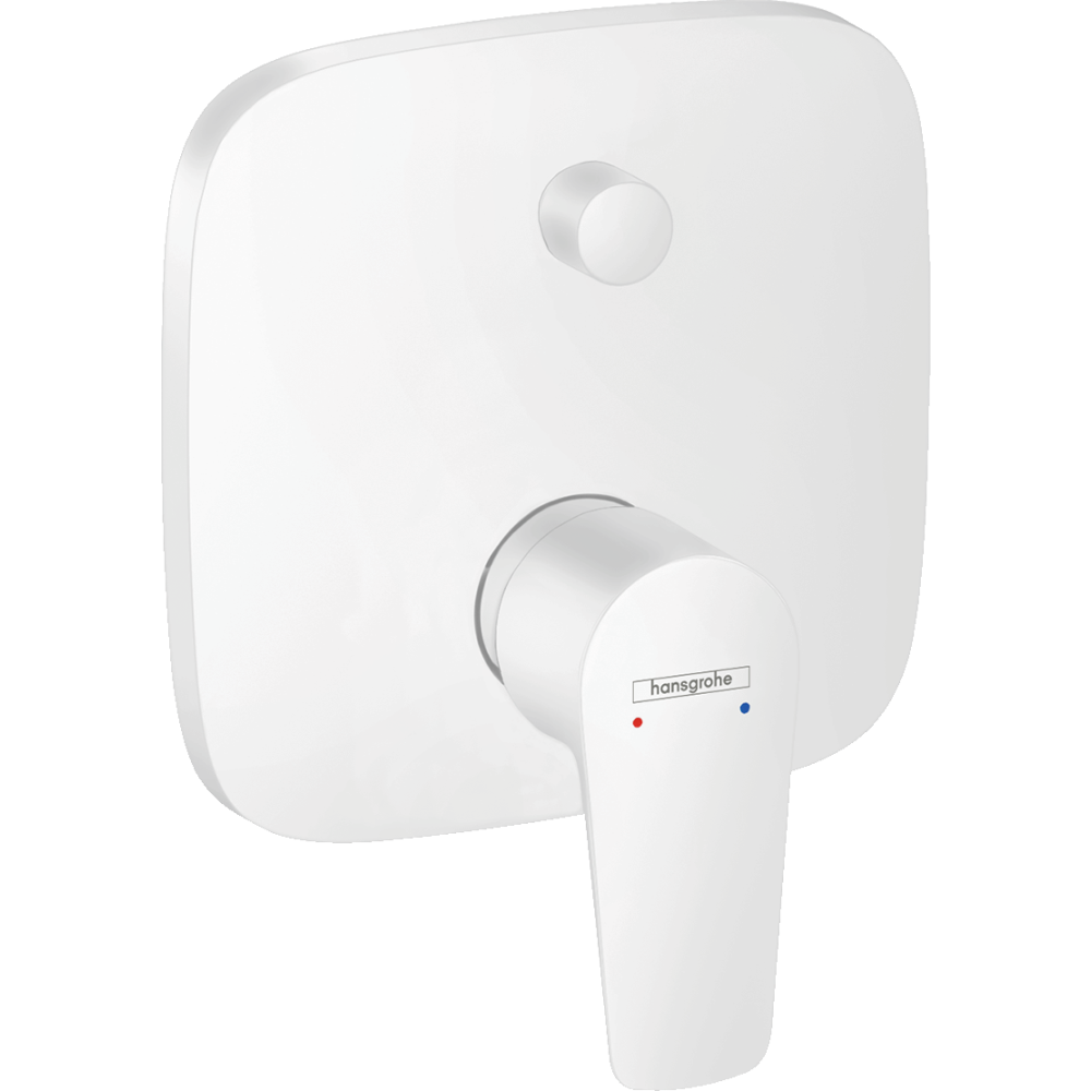 Внешняя часть смесителя для ванны hansgrohe Talis E скрытого монтажа 71745700, матовый белый