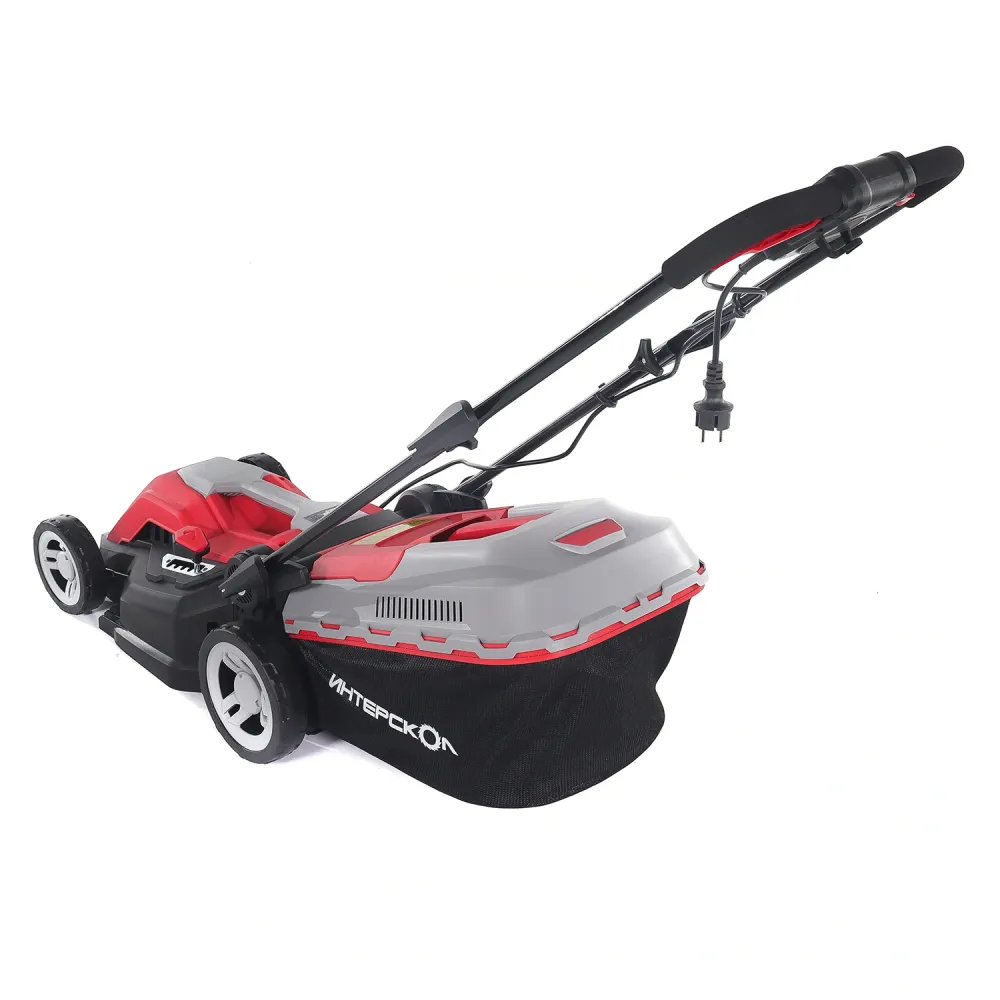 Газонокосилка электрическая ИНТЕРСКОЛ ГЭ-38/1600, 1600 Вт, 22000 об/мин, 40 л (922.0.0.70)