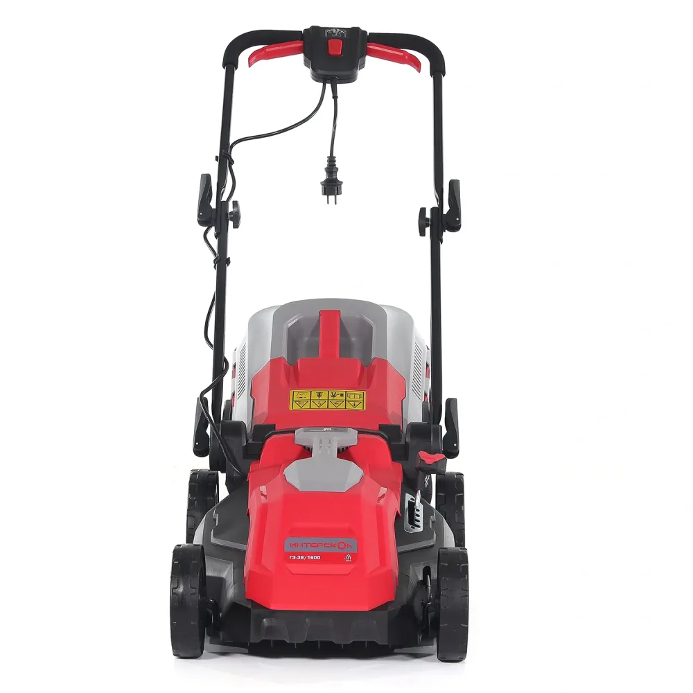 Газонокосилка электрическая ИНТЕРСКОЛ ГЭ-38/1600, 1600 Вт, 22000 об/мин, 40 л (922.0.0.70)