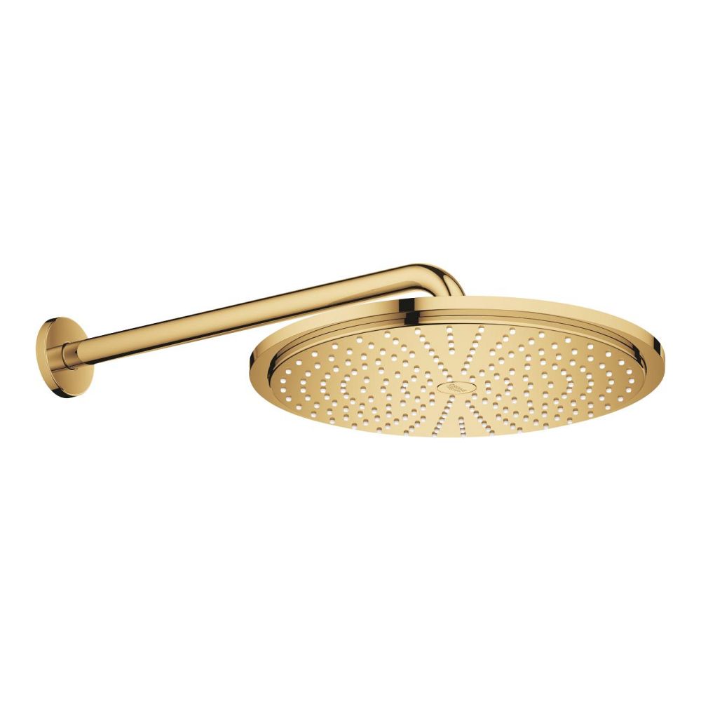 Верхний душ GROHE Rainshower Cosmopolitan 310, 8 л/мин, 1 режим, 380 мм, холодный рассвет глянец (26066GL0)