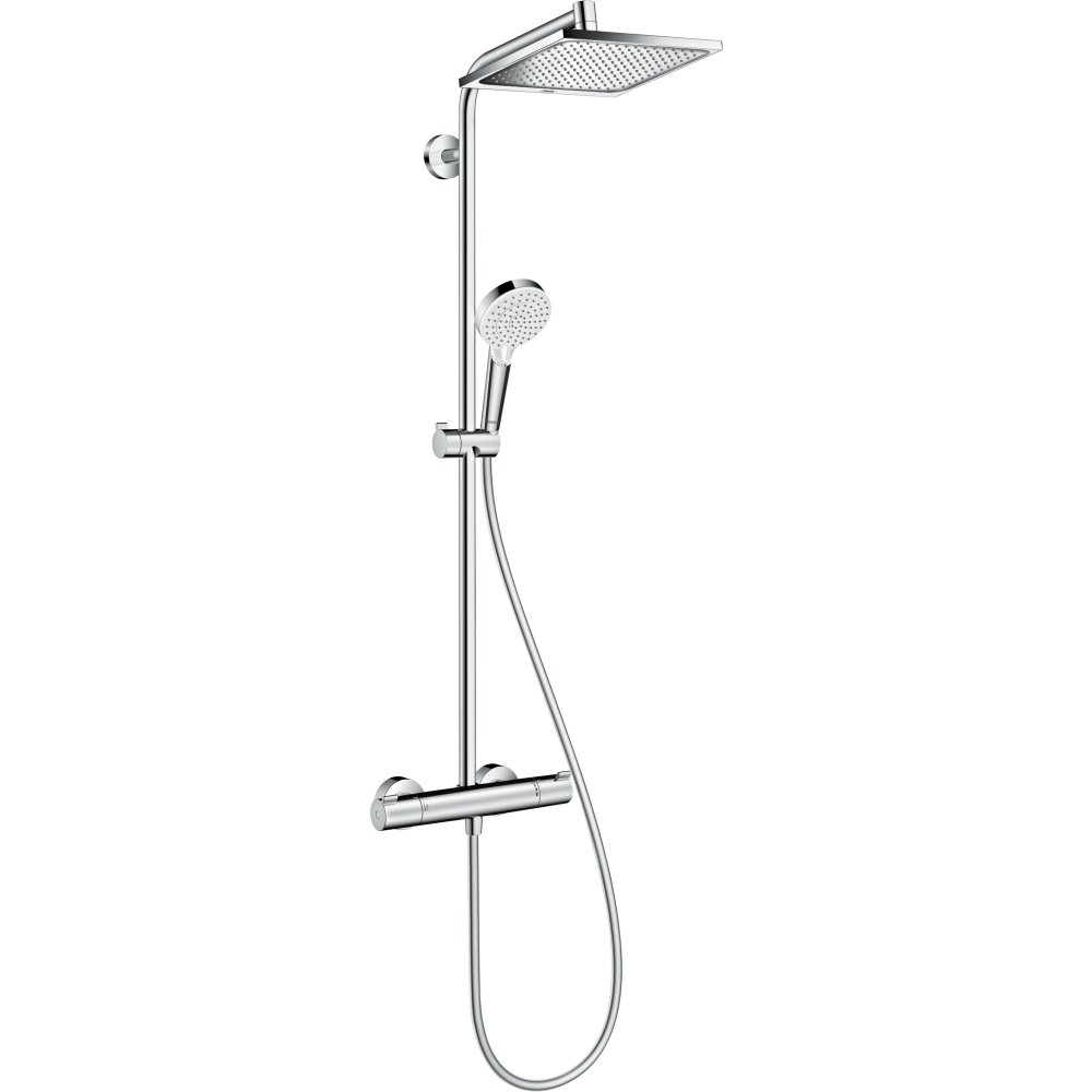 Душевая система hansgrohe Crometta Е 240 1jet с термостатом 27271000, хром