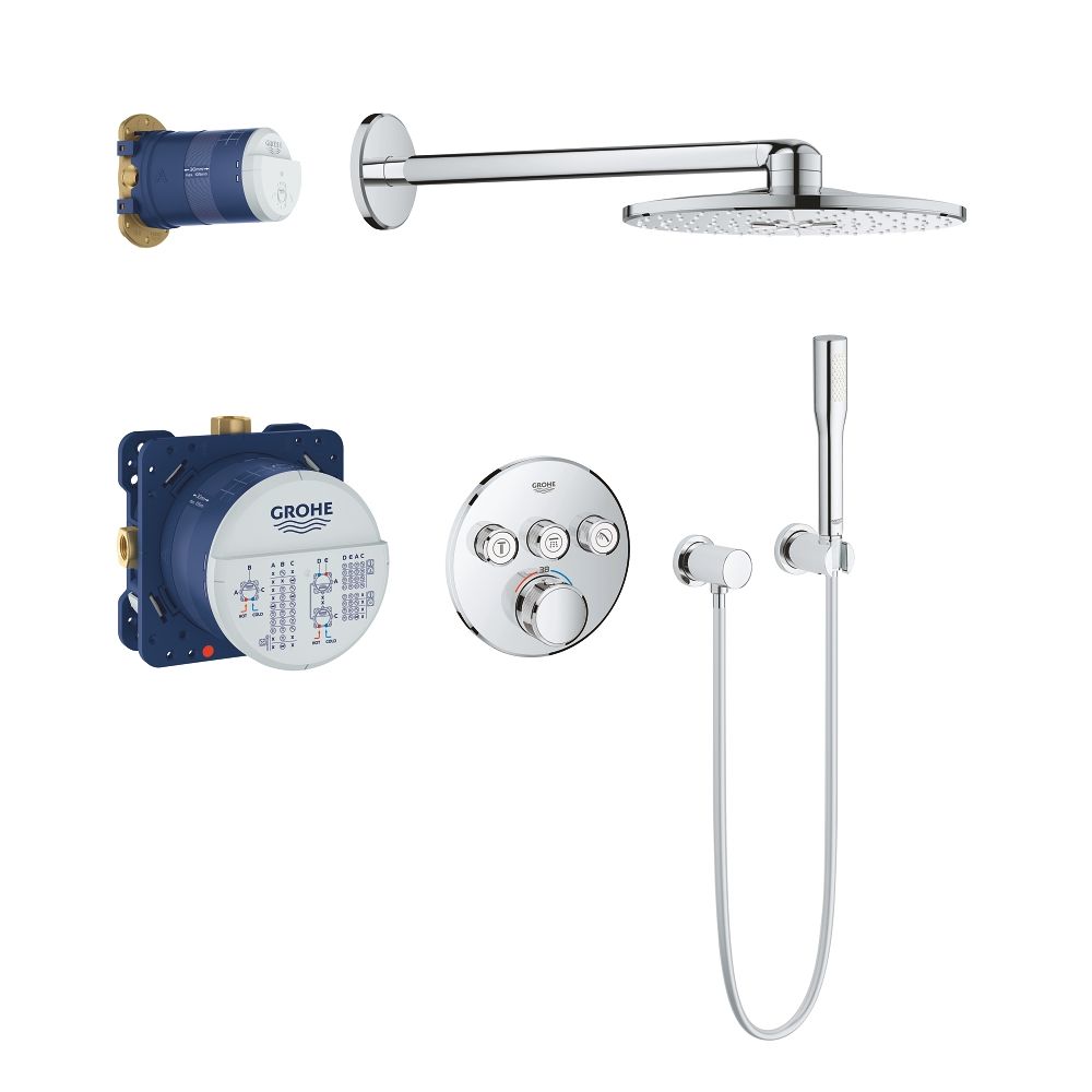 Готовый набор для душа GROHE Rainshower SmartActive 310, хром (34705000)