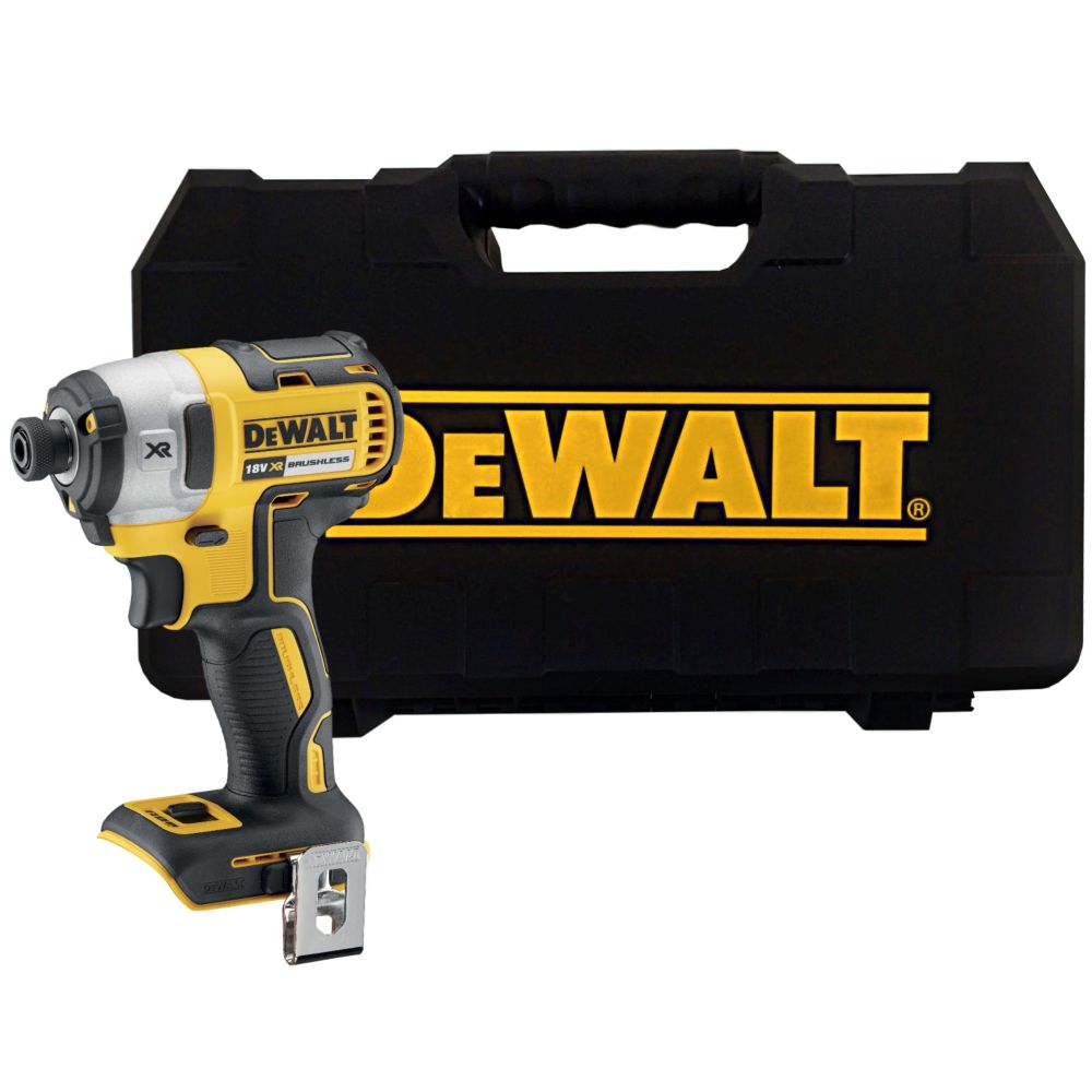 Аккумуляторный шуруповерт DEWALT DCF887NT, 18 В, 205 Нм, 3800 уд/мин, без АКБ и ЗУ, в кейсе (DCF887NT-XJ)