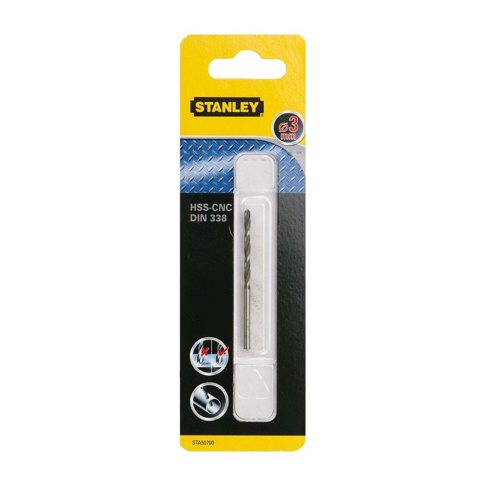 Сверло по металлу STANLEY STA50700, HSS-G CROWN 3x61x33 мм