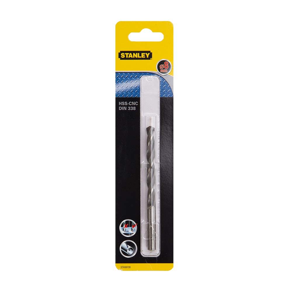 Сверло по металлу STANLEY STA50720, HSS-G CROWN 8x117x75 мм