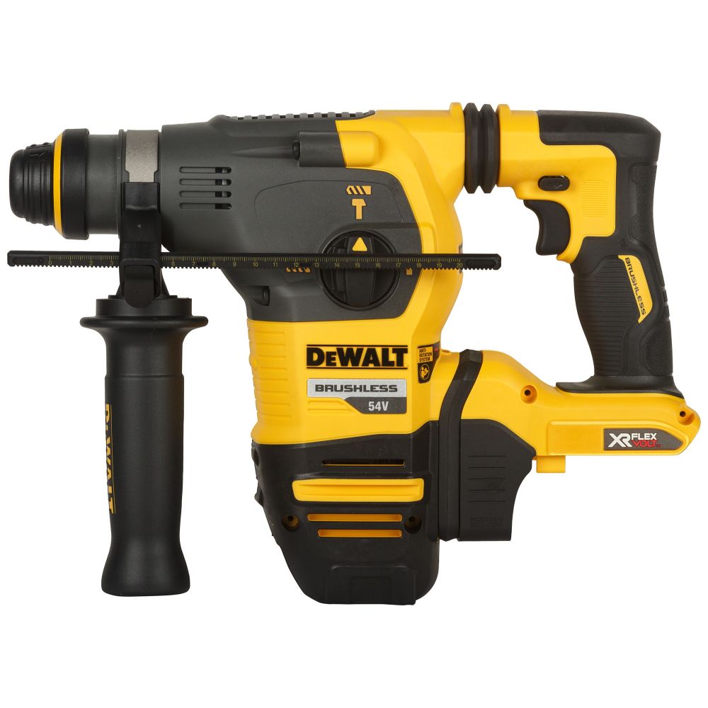 Аккумуляторный перфоратор DEWALT DCH335X2, 54 В, 3.5 Дж, 4480 уд/мин, с 2 АКБ 3 Ач и ЗУ, в кейсе (DCH335X2-QW)