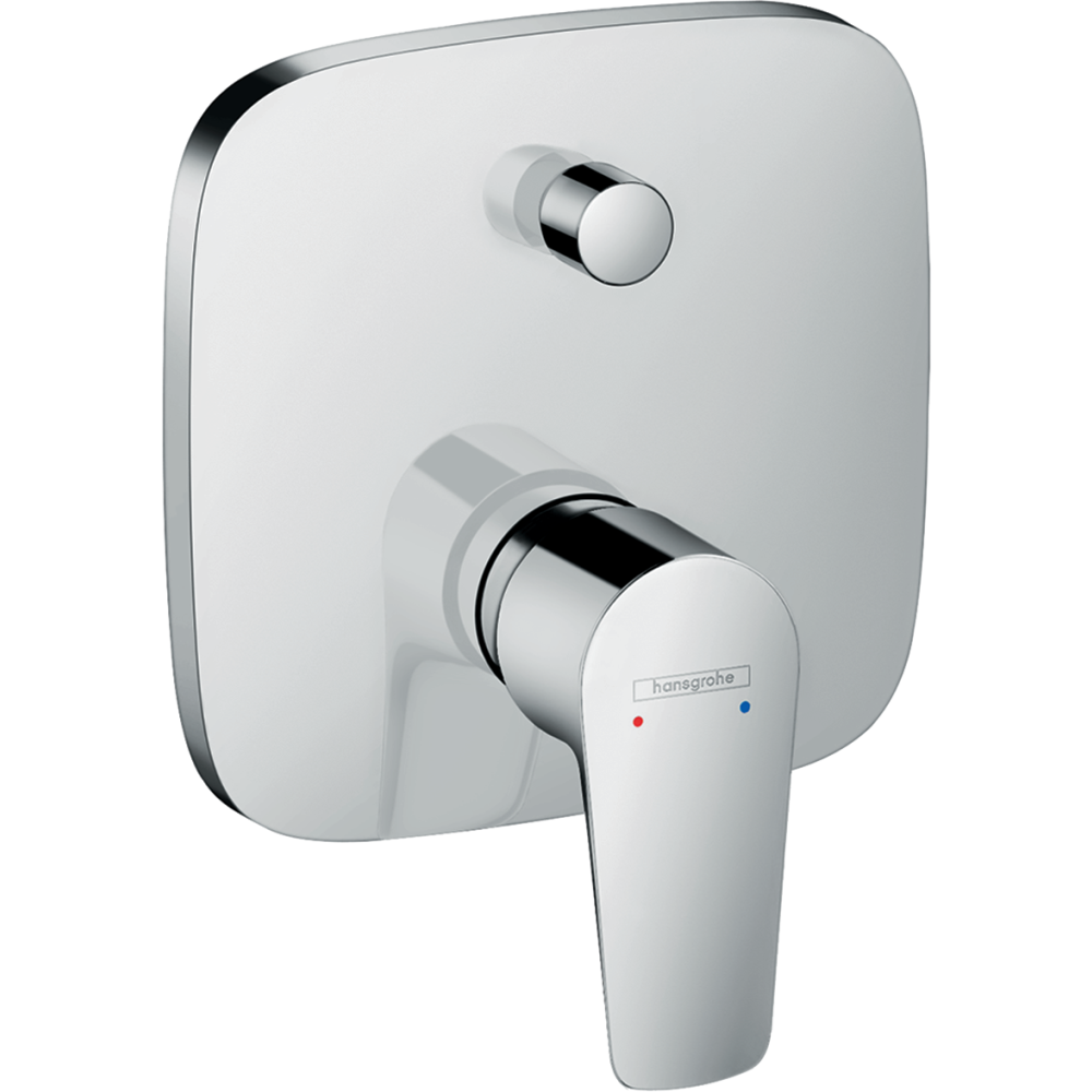 Внешняя часть смесителя для ванны hansgrohe Talis E скрытого монтажа, со встроенной защитной комбинацией 71474000, хром