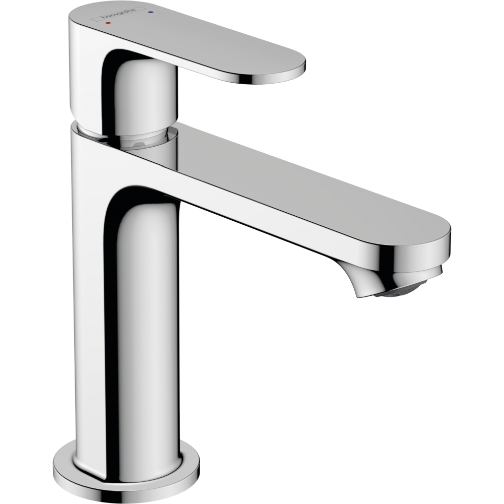 Смеситель для раковины hansgrohe Rebris S 110, со сливным гарнитуром 72517000, хром