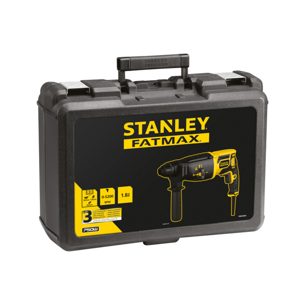 Перфоратор SDS-plus Stanley Fatmax FME500K, 800 Вт, 2.7 Дж