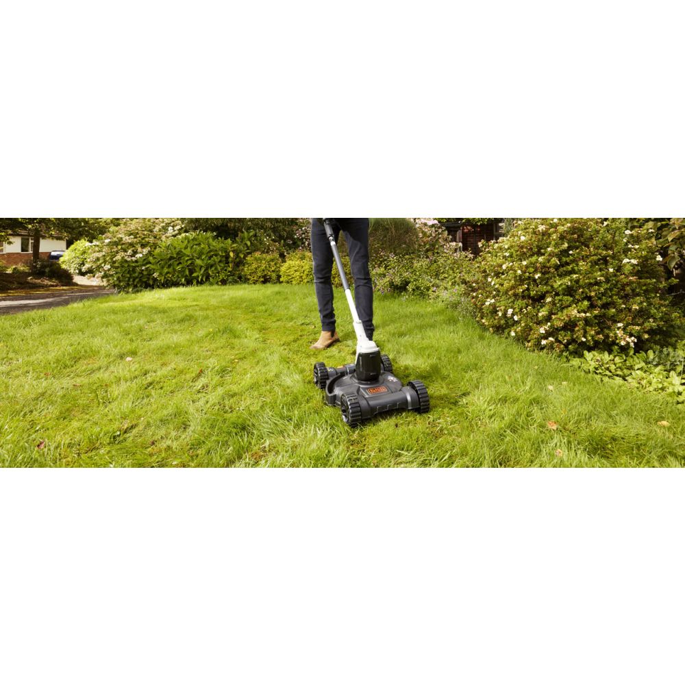 Триммер STC1820PC + колесная база CM100, 18В, 2Ач, 28см