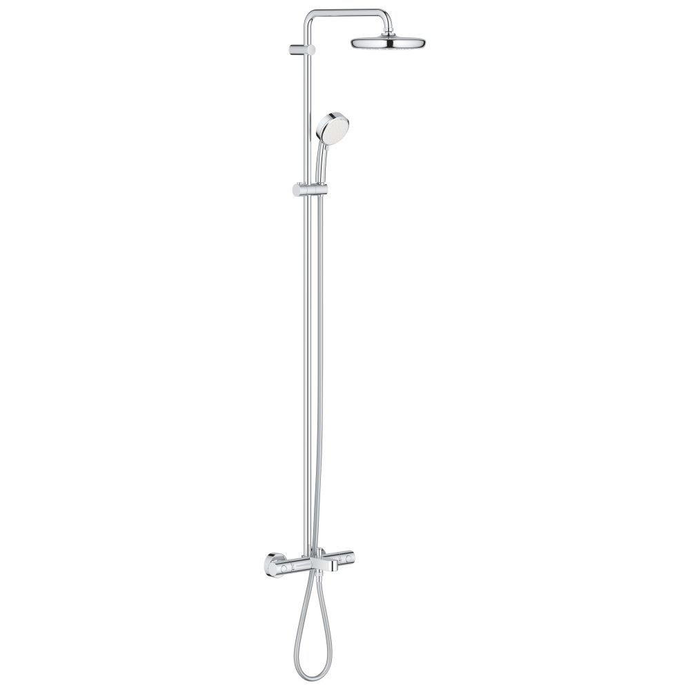 Душевая система GROHE Tempesta Cosmopolitan System 210 с термостатом для ванны, хром (26223001)