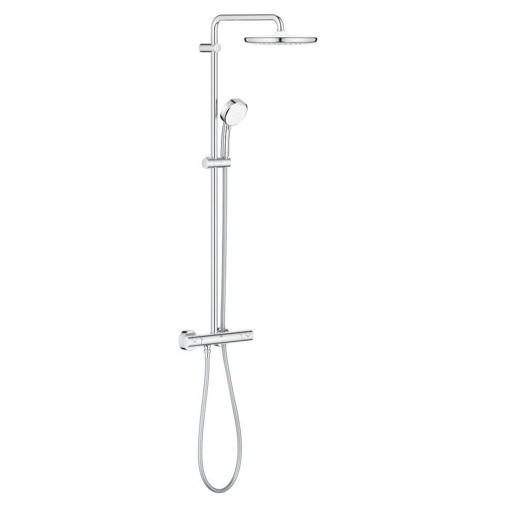 Душевая система GROHE Tempesta Cosmopolitan System 250 с термостатом для душа, хром (26670000)