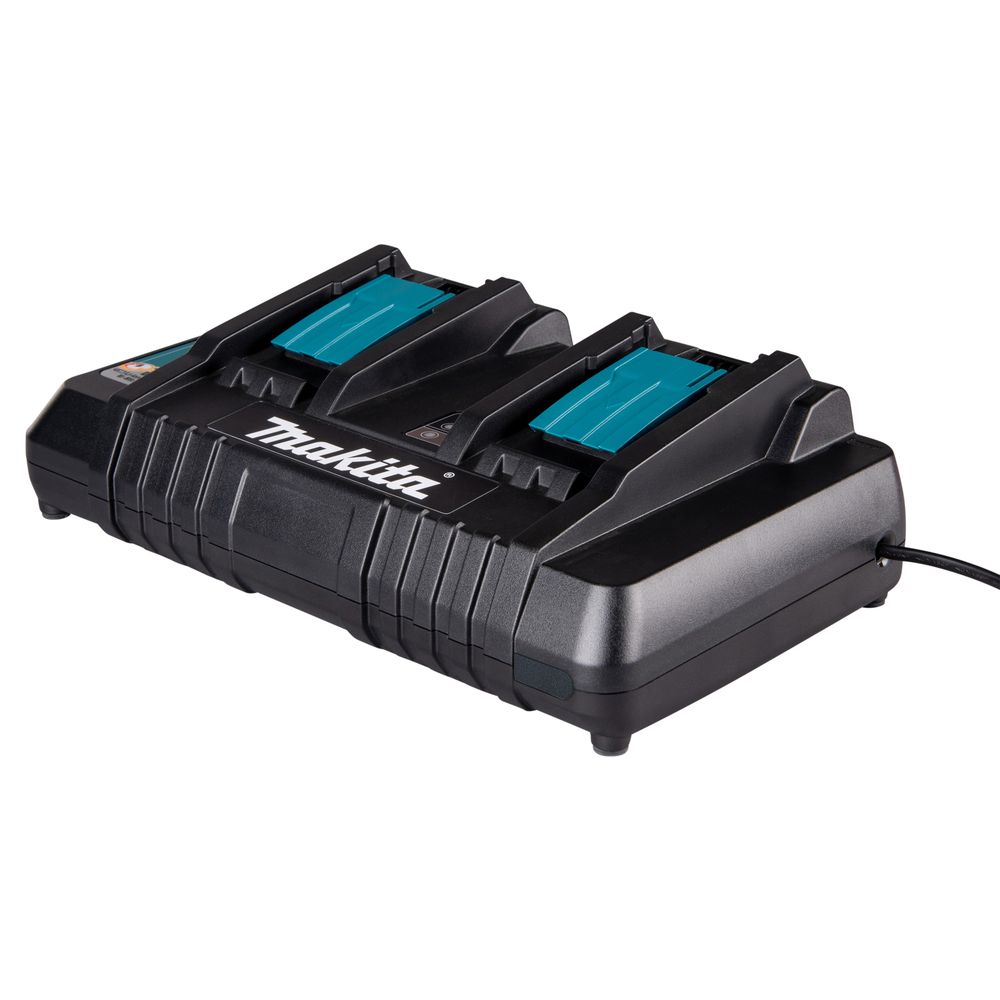 Набор Makita: 2 аккумулятора BL1850B, Li-Ion, 18 В, 5 Ач и двойное быстрое ЗУ DC18RD, 7.2-18 В, 2x9 А, 191L75-3