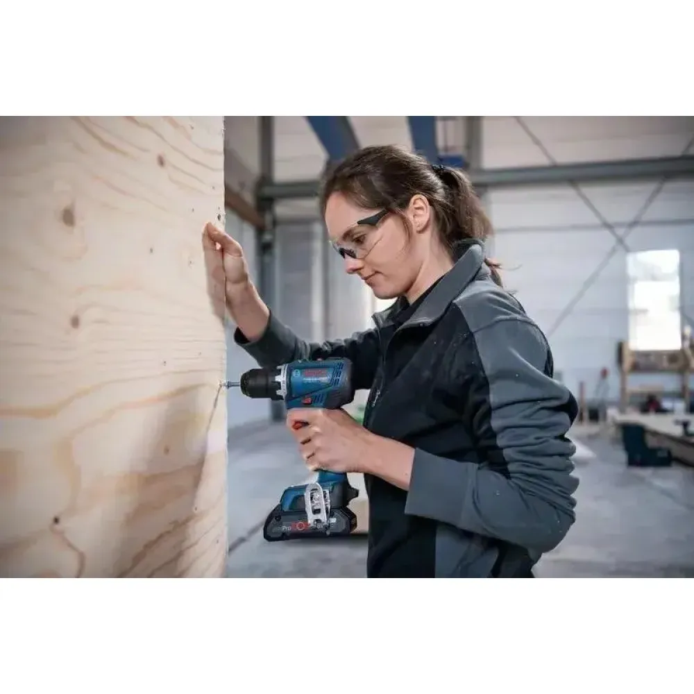 Аккумуляторная дрель-шуруповерт Bosch GSR 18V-90 C Solo, 18 В, 2100 об/мин, без АКБ и ЗУ (0.601.9K6.000)