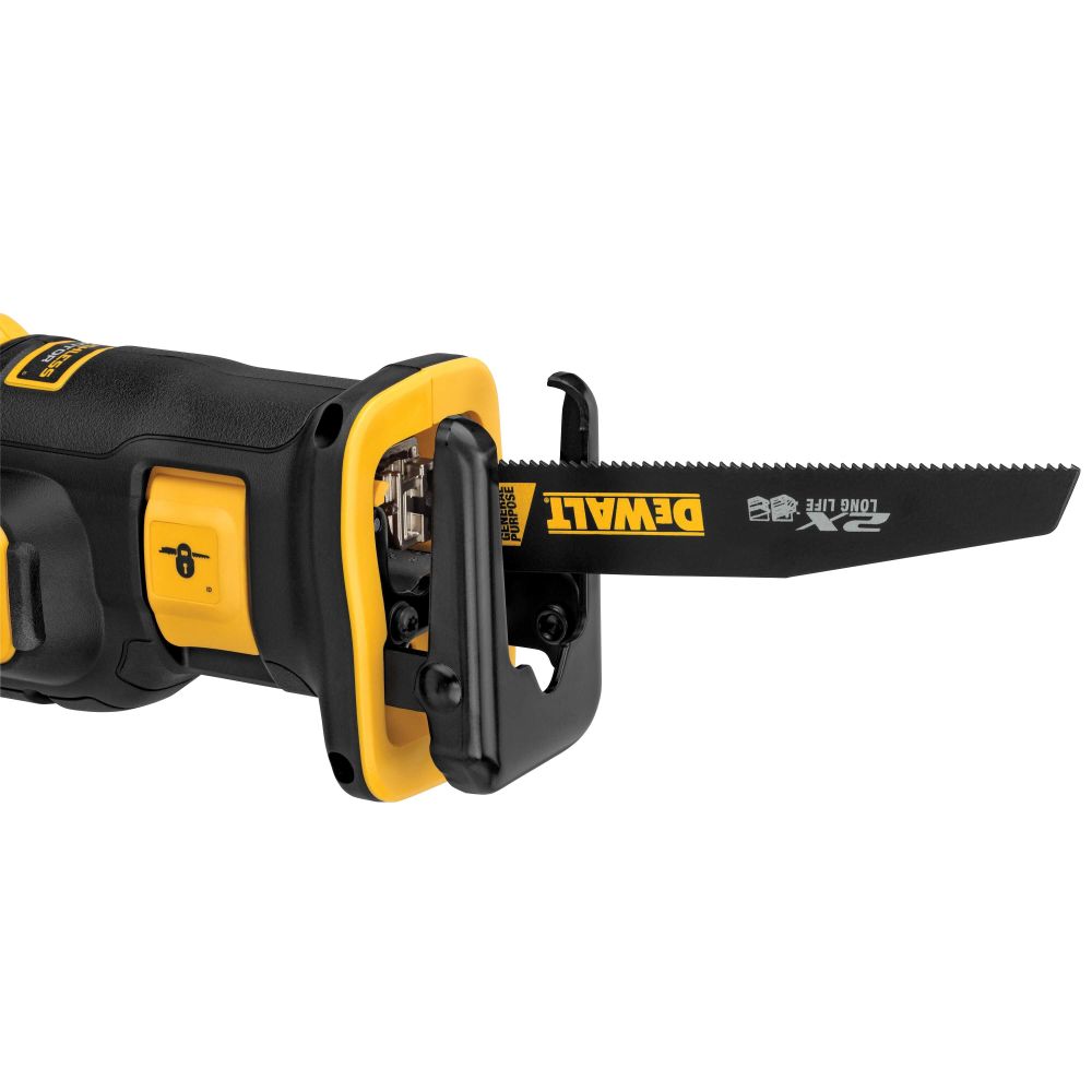 Аккумуляторная сабельная пила DEWALT DCS367P2, 18 В, 2900 ход/мин, 28.6 мм, с 2 АКБ 5 Ач и ЗУ, в кейсе TSTAK (DCS367P2-QW)