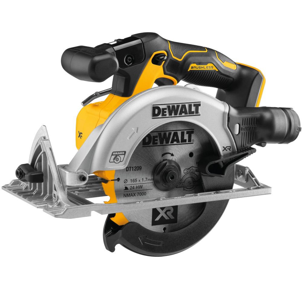 Аккумуляторная дисковая пила DEWALT DCS565NT, 18 В, 165 мм, 4950 об/мин, без АКБ и ЗУ, в кейсе TSTAK (DCS565NT-XJ)