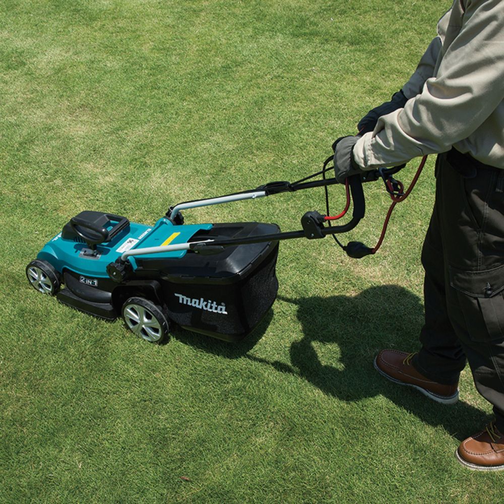 Газонокосилка электрическая Makita ELM3320, 1200 Вт, 3400 об/мин, 30 л