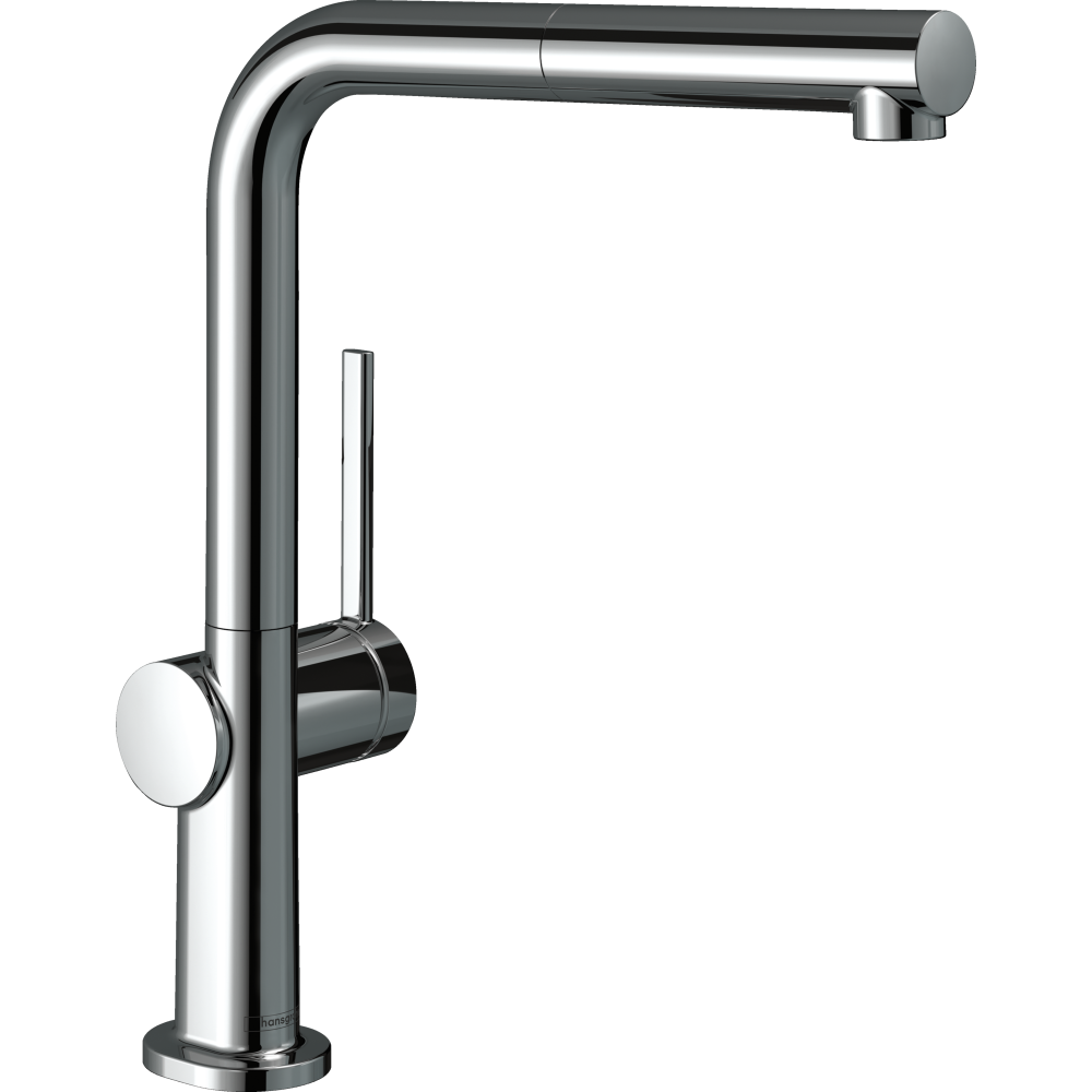 Смеситель для кухонной мойки hansgrohe Talis M54 270, Eco, с вытяжным изливом 1jet 72845000, хром