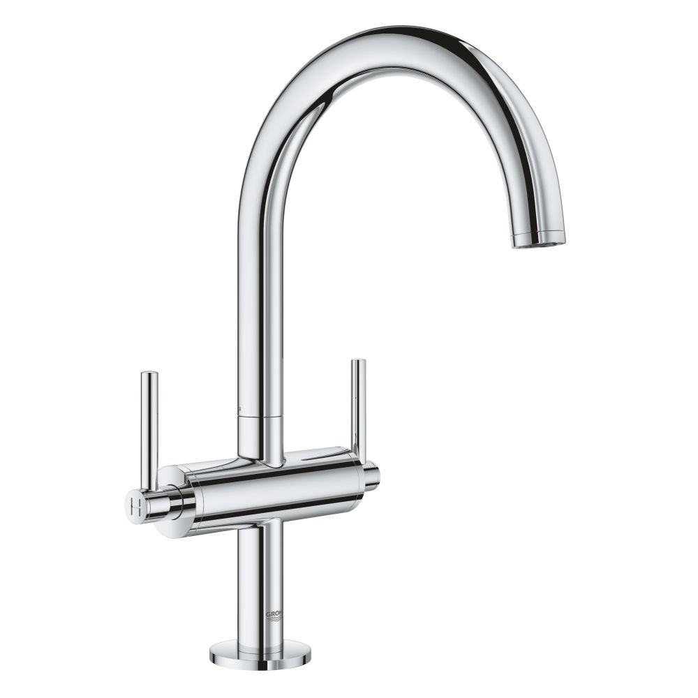 Смеситель для раковины GROHE Atrio двухвентильный, хром (21022003)