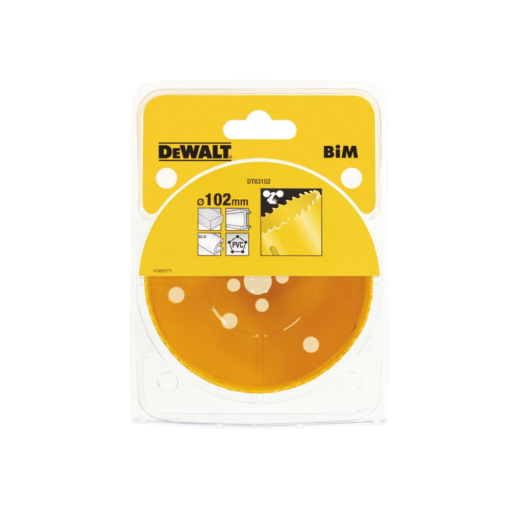 Коронка биметаллическая DEWALT DT83102, M3 102 x 46 мм
