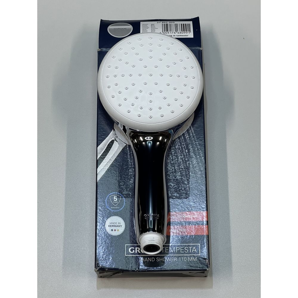 Ручной душ GROHE Tempesta 110, 16,6 л/мин, 1 режим, хром (27852003/U), уцененный товар