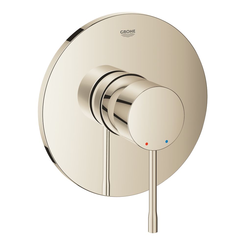 Внешняя часть смесителя для душа GROHE Essence скрытого монтажа, круглая, никель глянец (24168BE1)