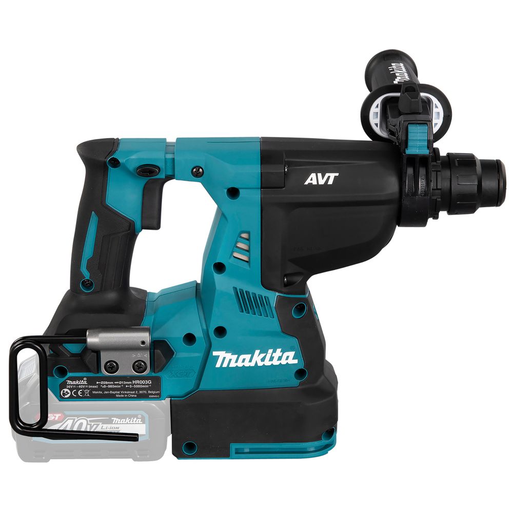 Набор: аккумуляторный перфоратор Makita HR003GZ + аккумуляторная ударная дрель-шуруповерт Makita HP001GZ + аккумулятор с зарядным устройством Makita 191J67-0