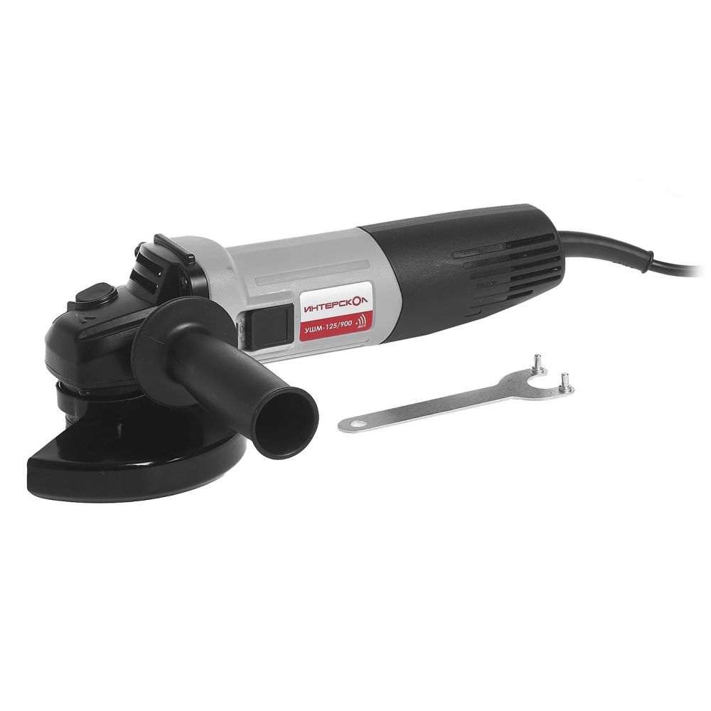 Угловая шлифмашина ИНТЕРСКОЛ УШМ-125/900, 900 Вт, 125 мм, 11000 об/мин (671.1.0.00)