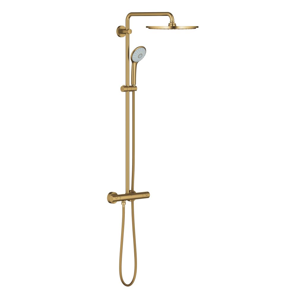 Душевая система GROHE Euphoria System 310 с термостатом для душа, холодный рассвет матовый (26075GN0)