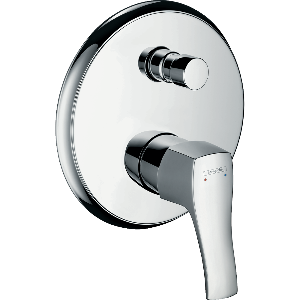 Внешняя часть смесителя для ванны hansgrohe Metris Classic скрытого монтажа 31485000, хром
