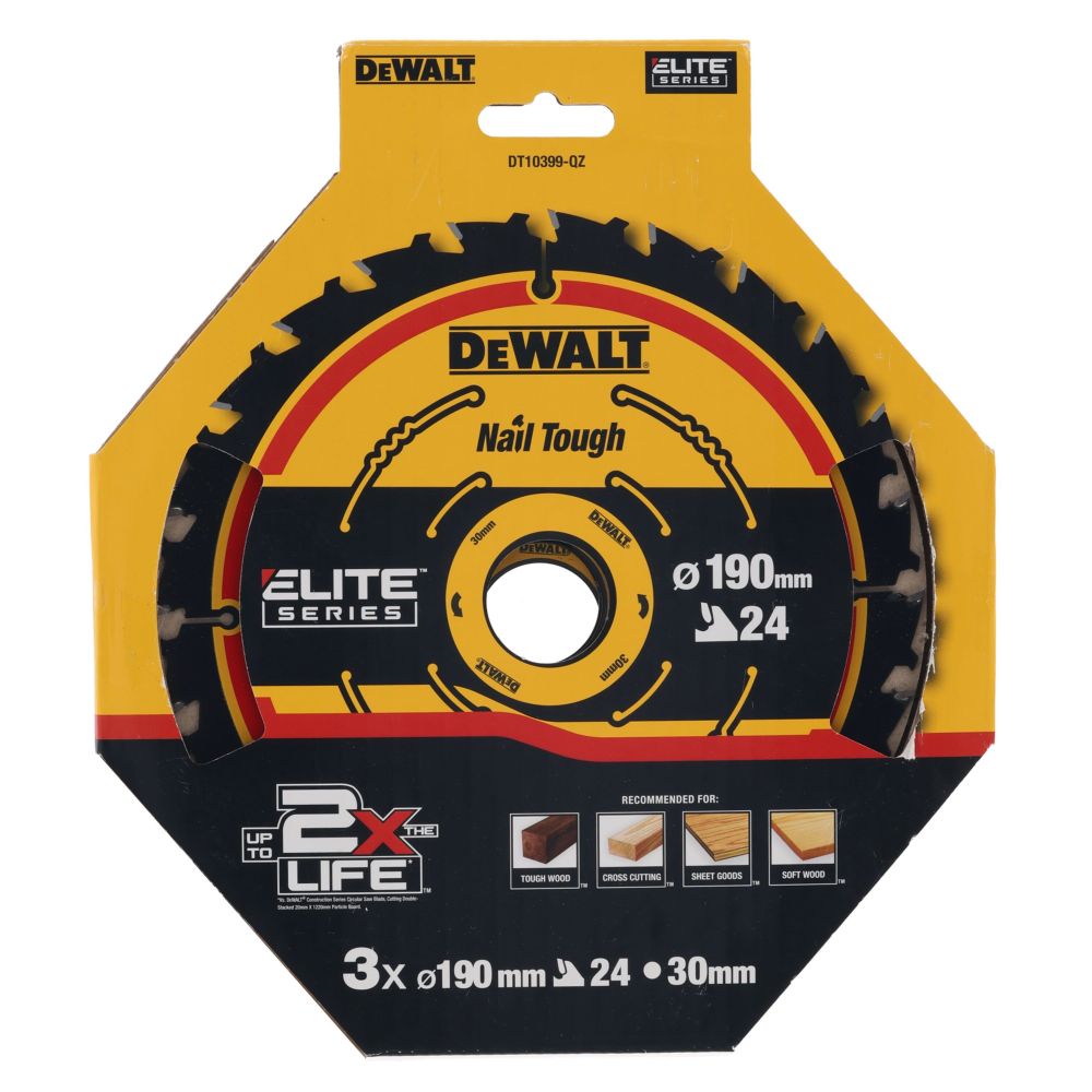 Диск пильный по дереву DEWALT EXTREME 190х30х0.99 мм (DT10399-QZ)