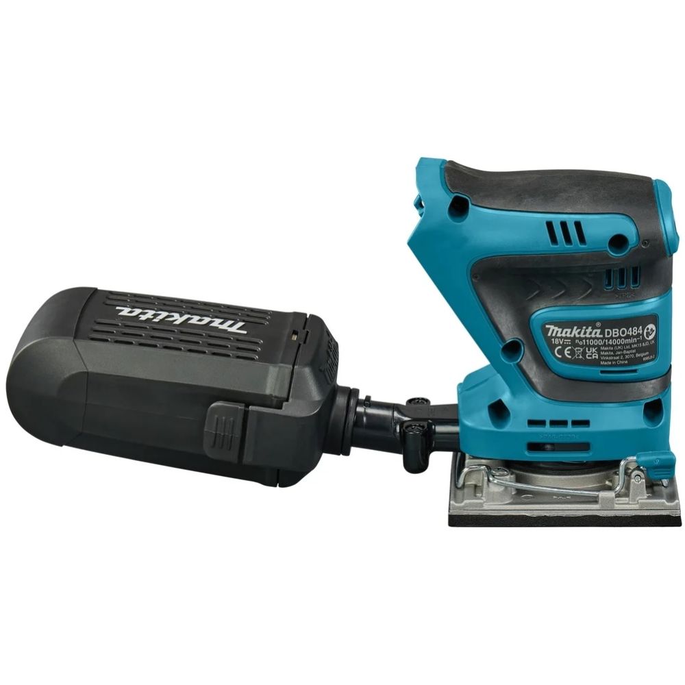 Аккумуляторный набор Makita, 18 В: шлифмашина DBO484 + шуруповерт DTD153, с АКБ 5 Ач и ЗУ, в кейсе