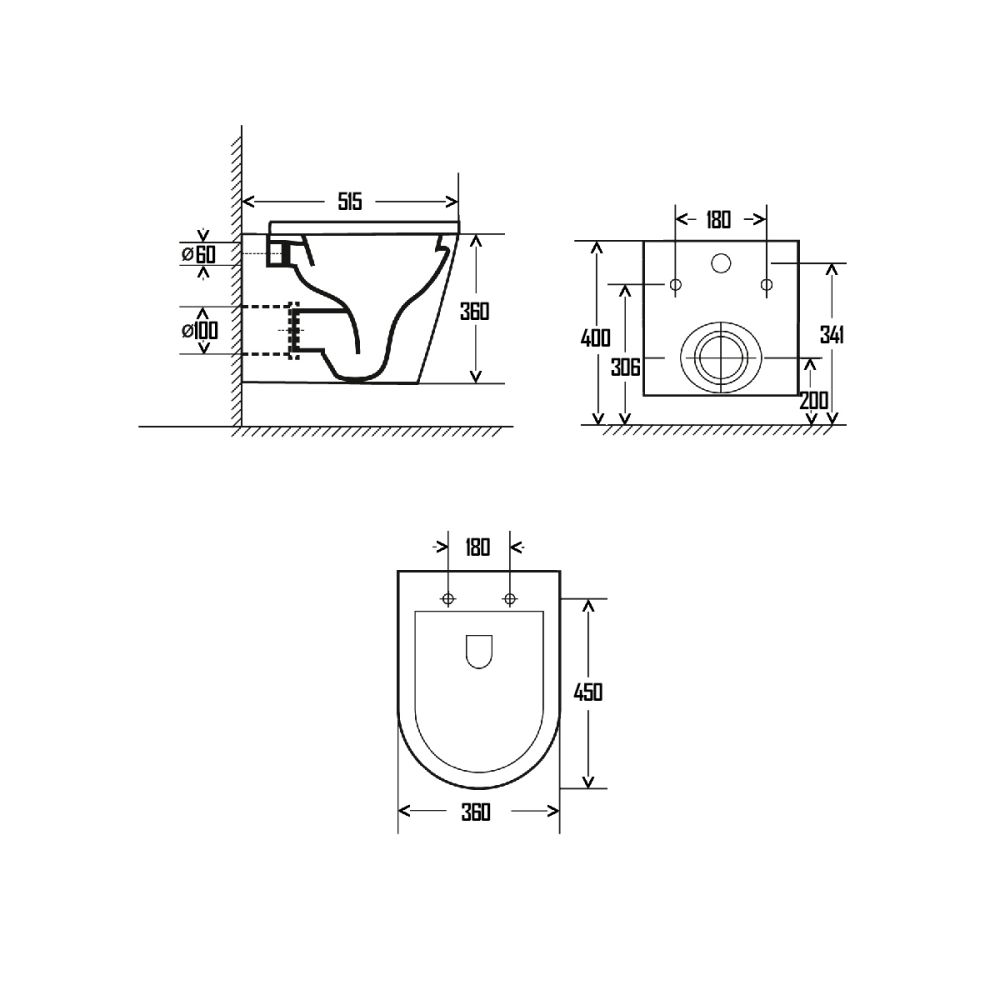 Комплект инсталляции GROHE 38811KF0-B/S с унитазом AQUAme AQM2001 и сиденьем с микролифтом (NW0171/S)