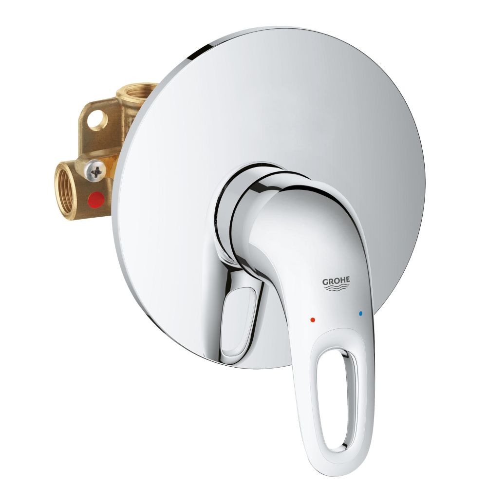Смеситель для душа GROHE Eurostyle в комплекте с монтажной частью, хром (33635003)