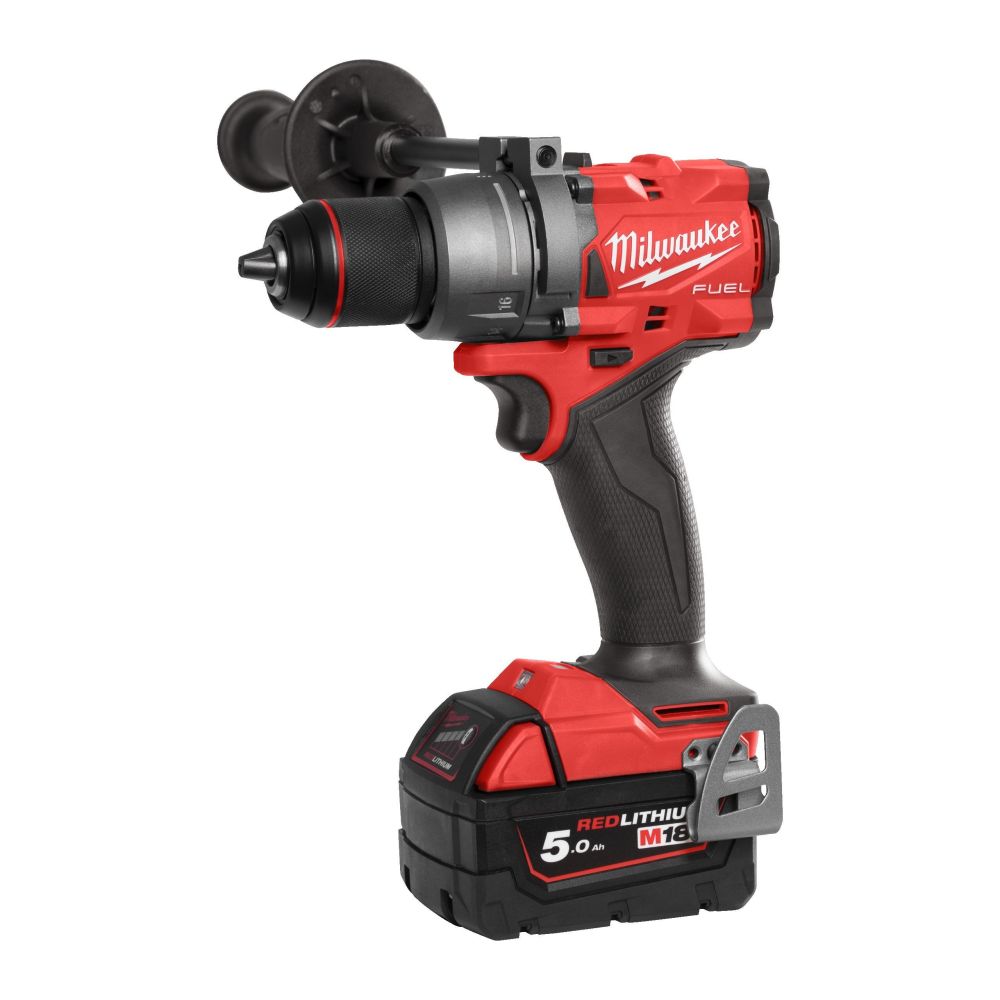 Аккумуляторная ударная дрель-шуруповерт Milwaukee M18 FUEL FPD3-502X, 18.0 В, 158 Hм, c 2 АКБ 5 Ач и ЗУ, в кейсе, 4933479860