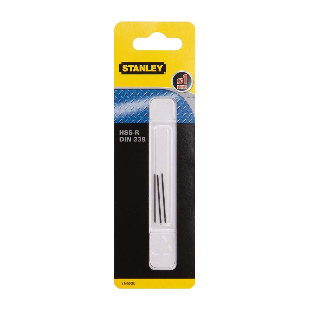 Сверло по металлу STANLEY STA50000, HSS-R 1x34x12 мм, 3шт