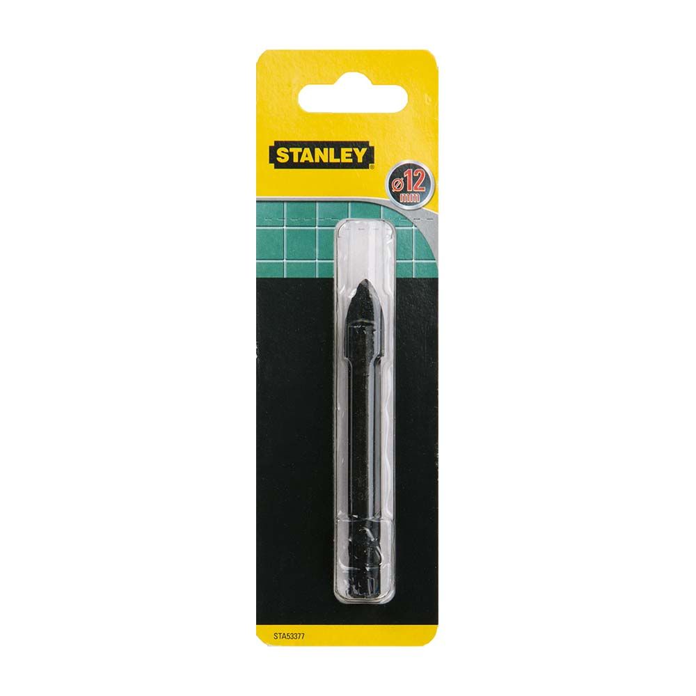 Сверло перьевое по стеклу и керамике STANLEY STA53377, 12x98 мм