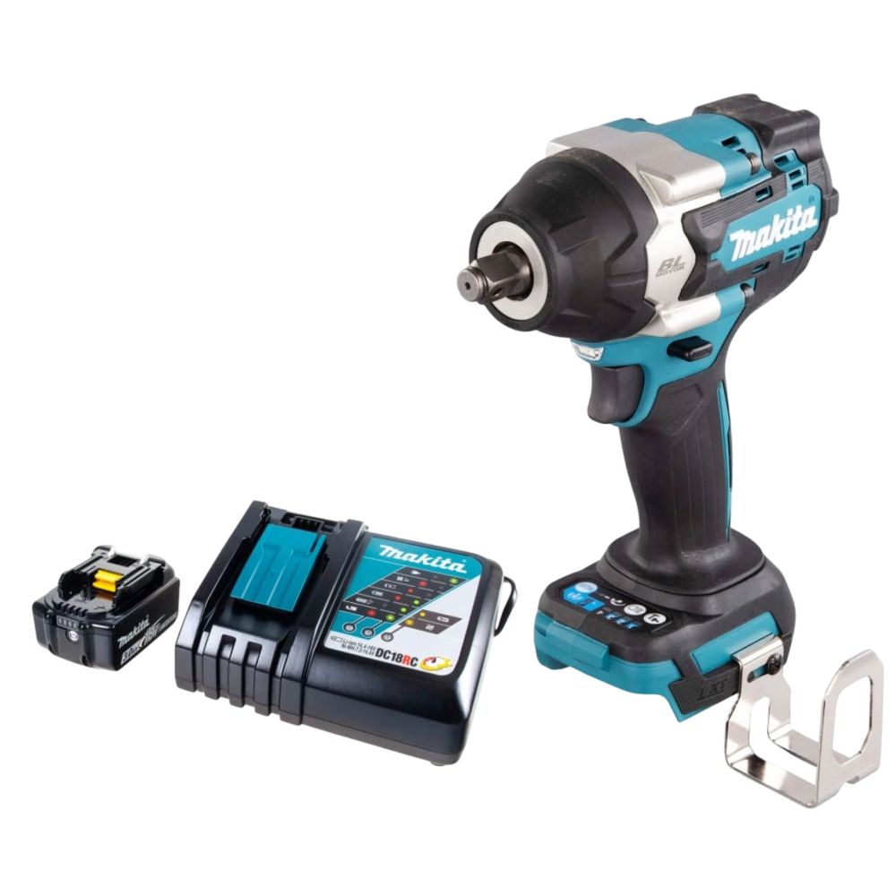 Аккумуляторный гайковерт Makita DTW700Z, 18 В, 1000 Нм, 2700 уд/мин, с АКБ 3 Ач и ЗУ (PT1462)