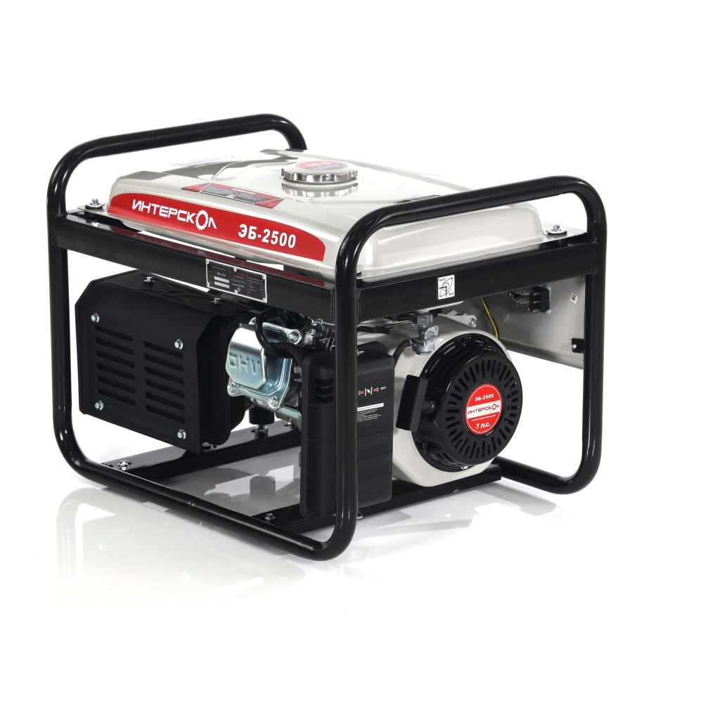 Генератор бензиновый ИНТЕРСКОЛ ЭБ-2500 синхронный, 2 кВт, (793.0.0.40)