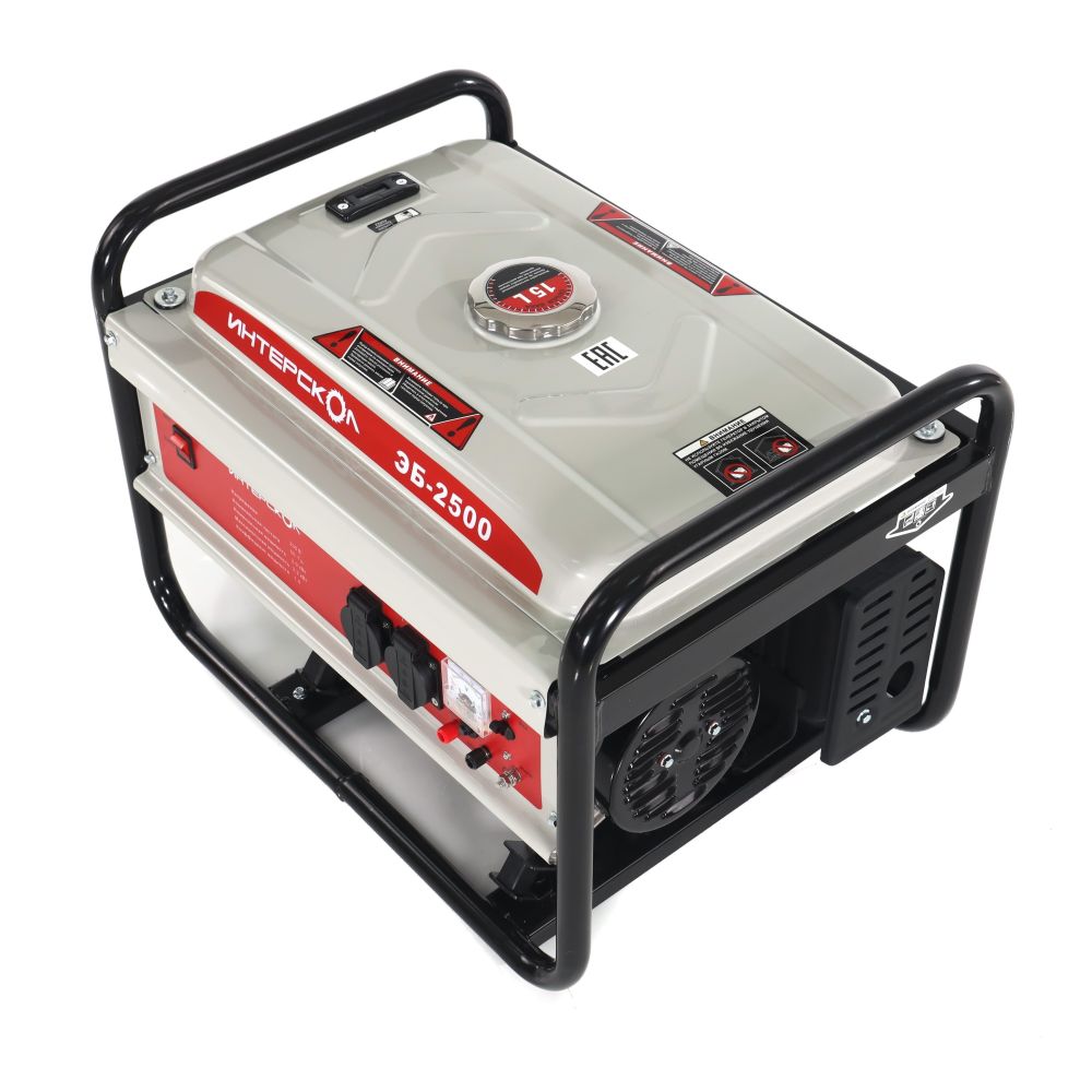 Генератор бензиновый ИНТЕРСКОЛ ЭБ-2500 синхронный, 2 кВт, (793.0.0.40)