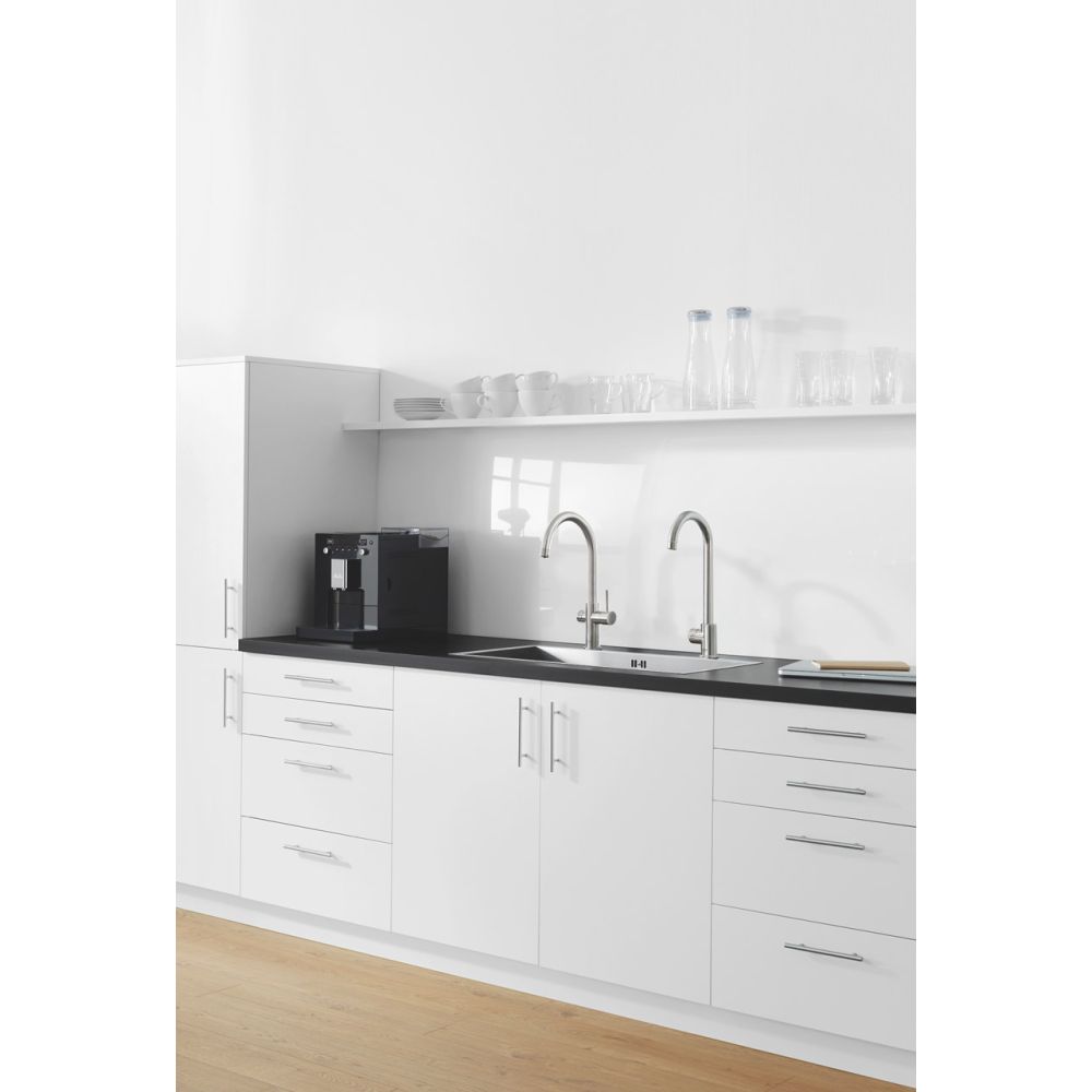 Смеситель для кухонной мойки GROHE Blue Home с системой фильтрации, охлаждения и газирования воды, хром (31455001)